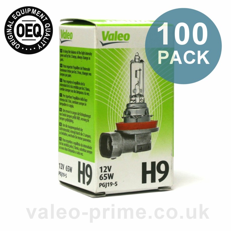 Valeo H9 Bulb Essential P/N 32011 - 100 Pack