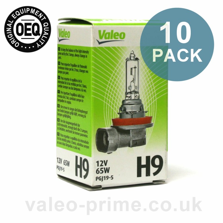 Valeo H9 Bulb Essential P/N 32011 - 10 Pack